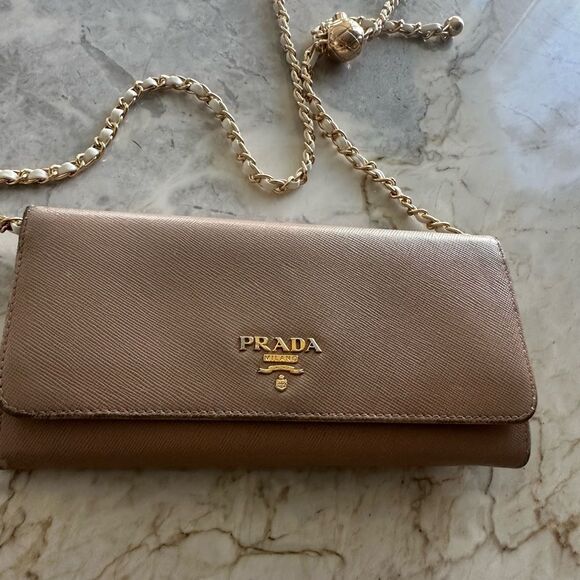 Prada Bi-Color Metal Saffiano Continental long leather Wallet - Picture 3 of 17